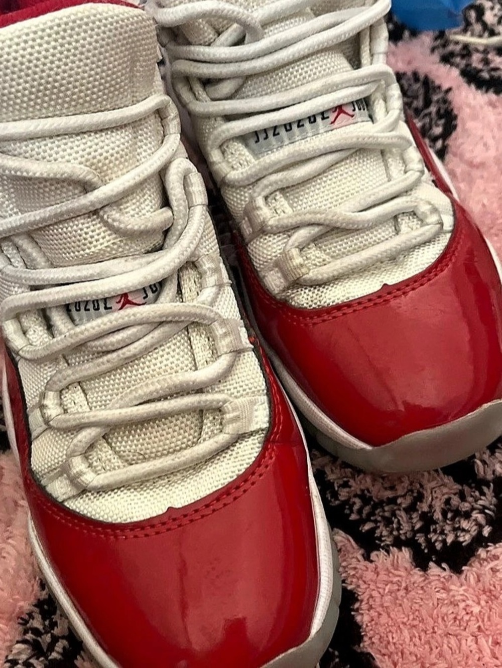 Jordan Air Jordan 11 Retro 'Cherry' Red & White Sneakers
